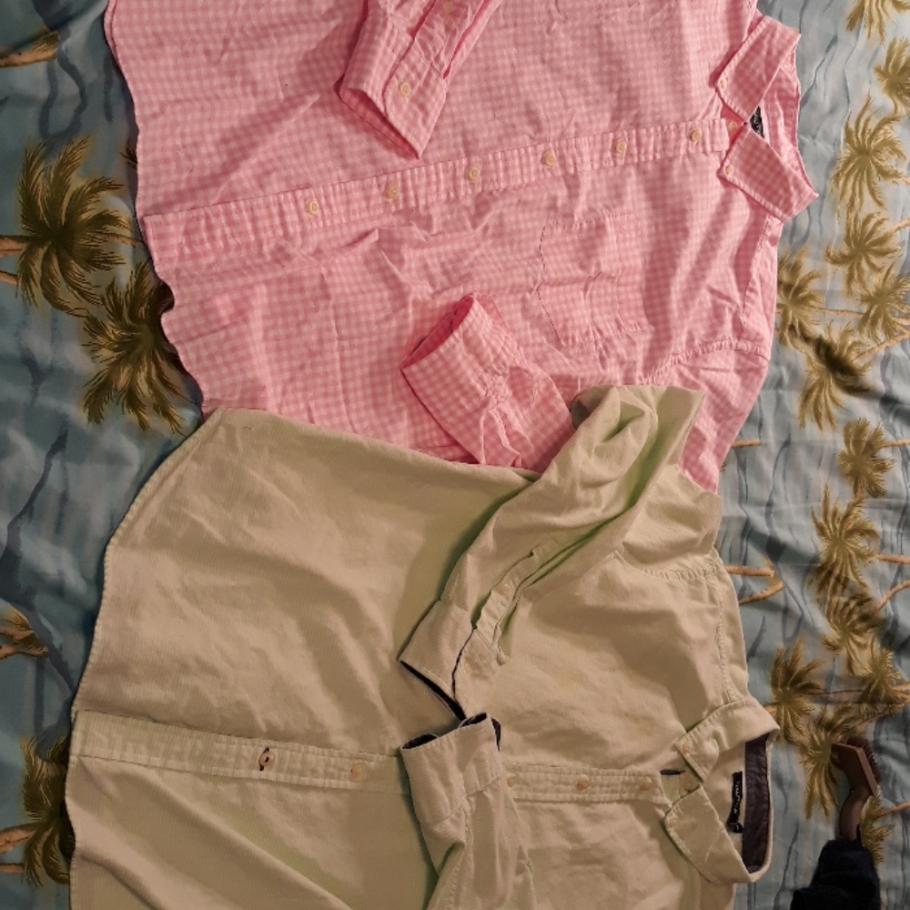 2 Nautica long Sleeve Shirts
